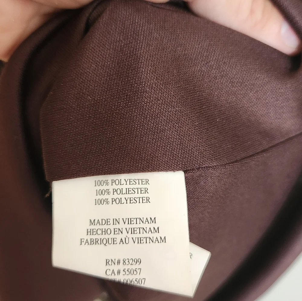 Brown Striped Dress Size 14 - Picture 4 of 4